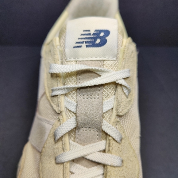 New Balance Men's 327 Casual Beige Sneakers Nimbus Cloud/Gum Shoes Size 11 - Picture 4 of 11